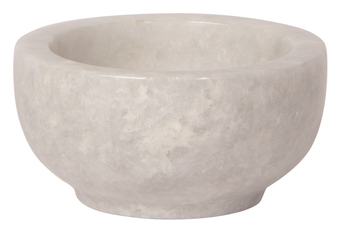 White Marble Bowl - 3"