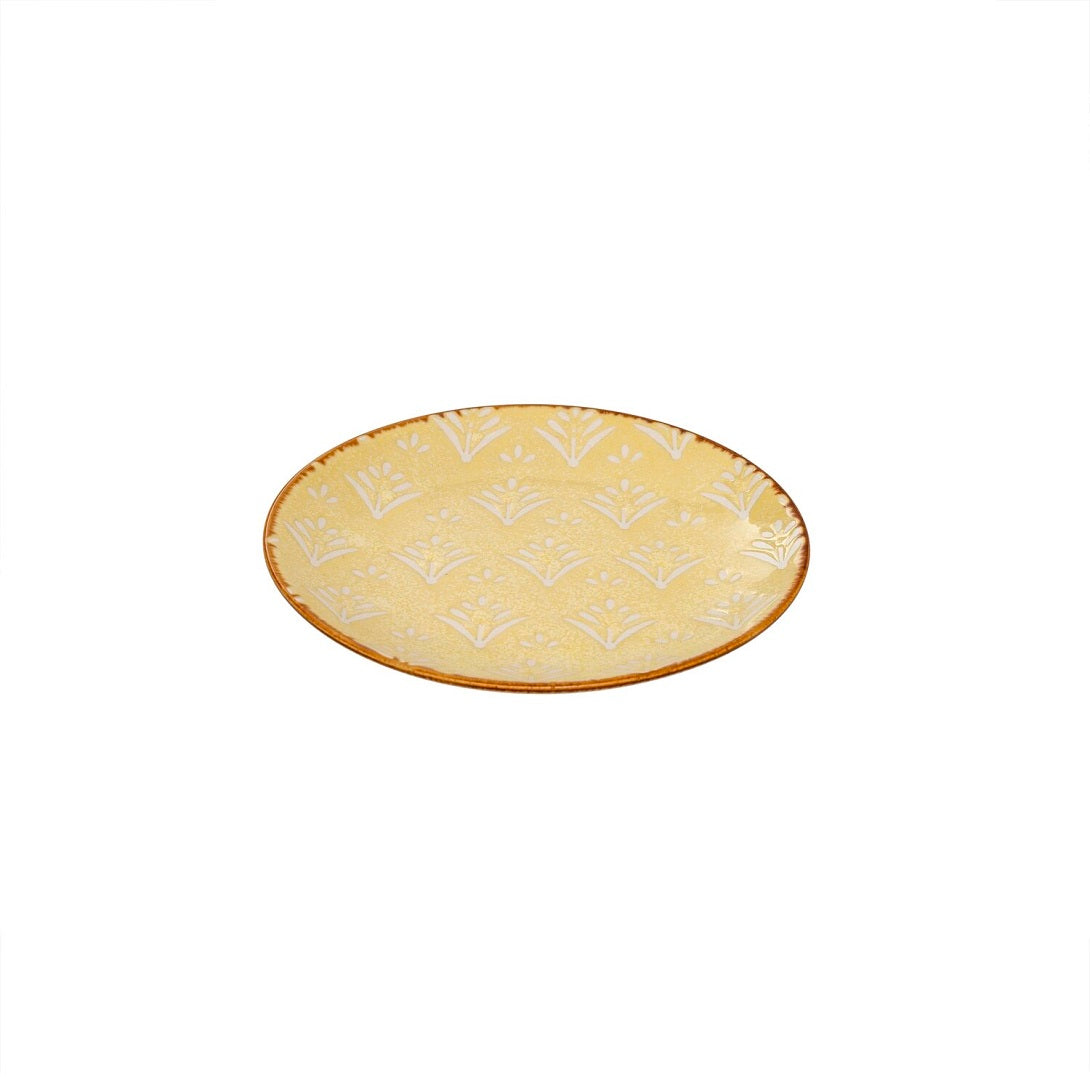 Yellow Mimosa Plate