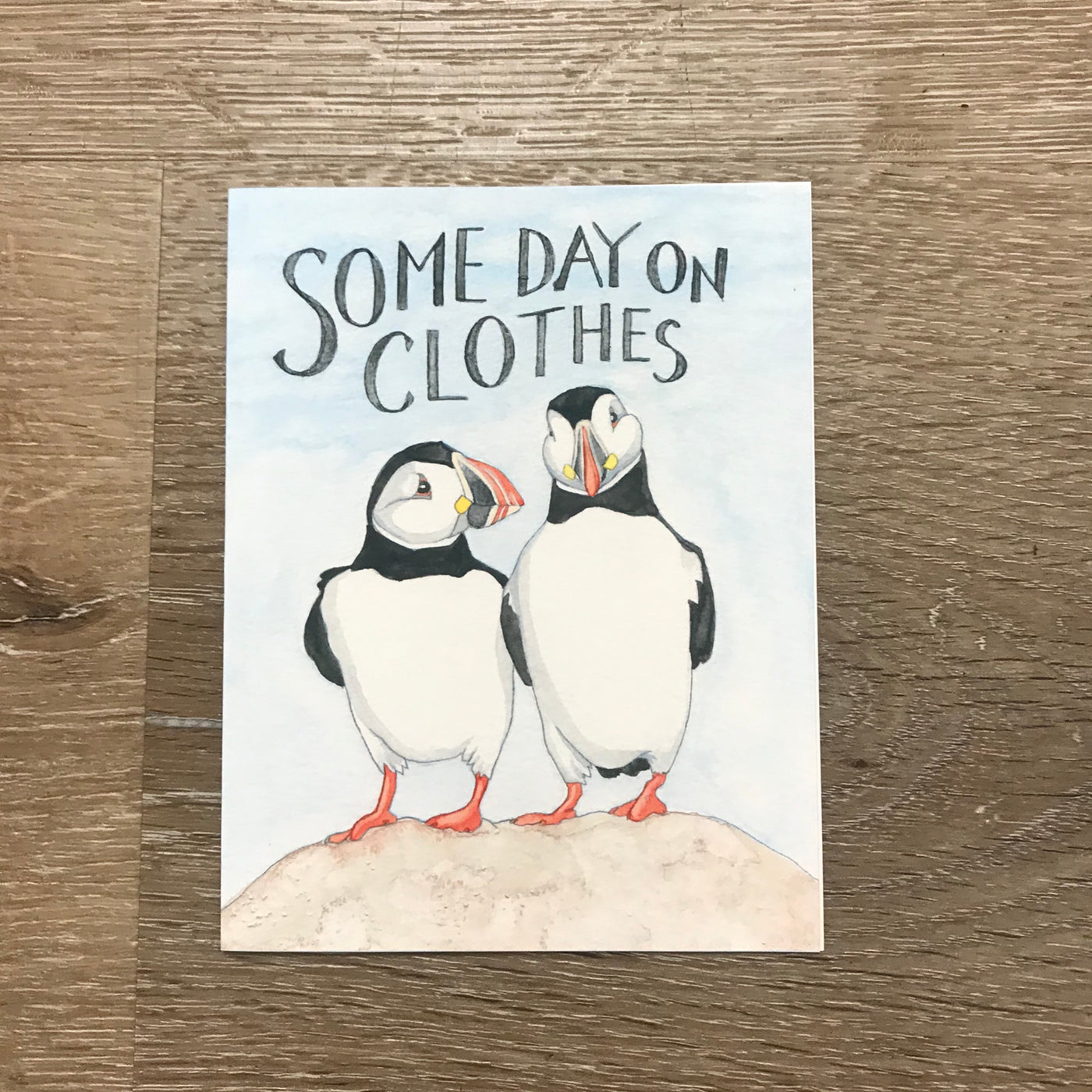 Some Day on Clothes Card