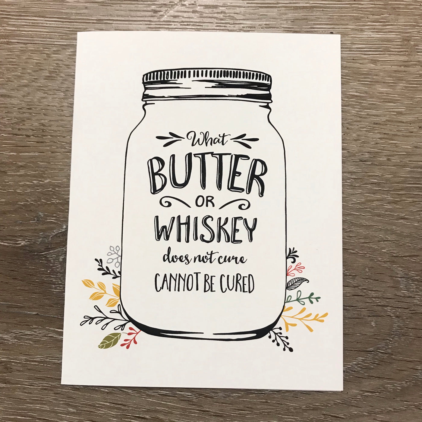 Butter & Whiskey Card