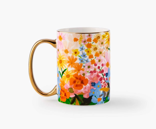 Marguerite Florals Porcelian Mug