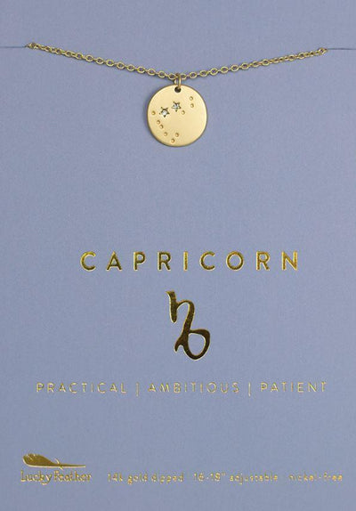 Capricorn Zodiac Necklace