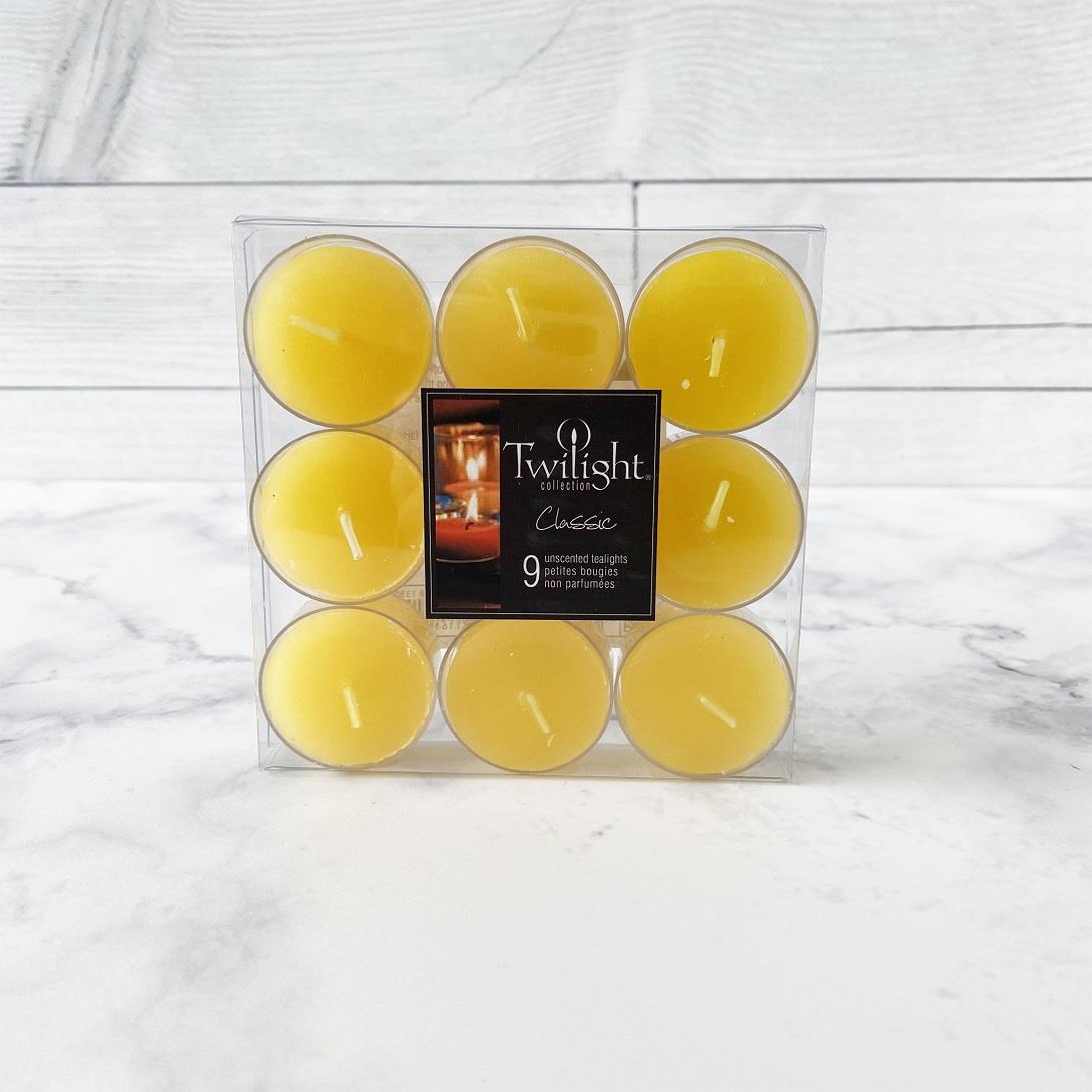 Yellow Tealight Candles