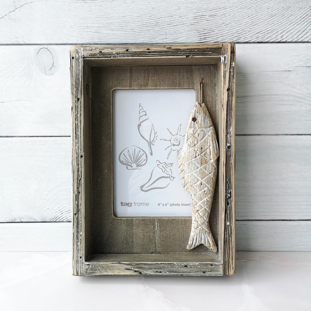 Carved Fish Frame